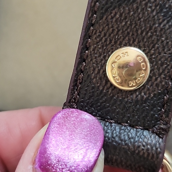 COACH Red and Brown Leather Dog Leash - Picture 4 of 6